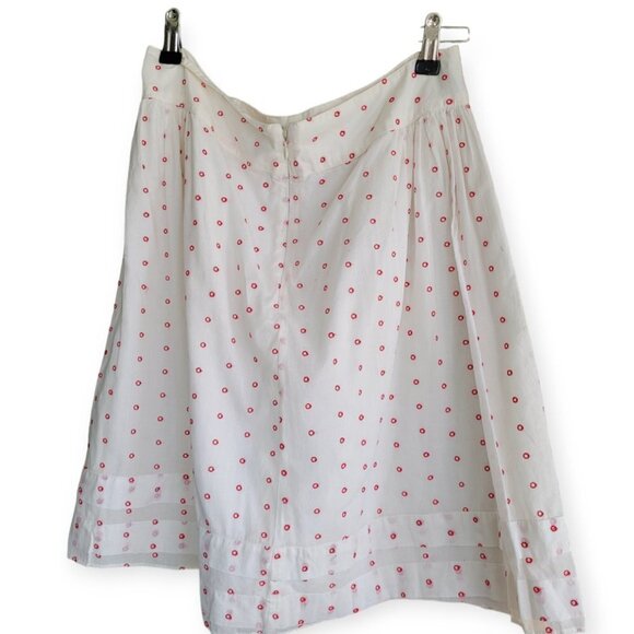 Vintage Y2K Anthropologie Odille Cotton Skirt Size 4 - Picture 3 of 10